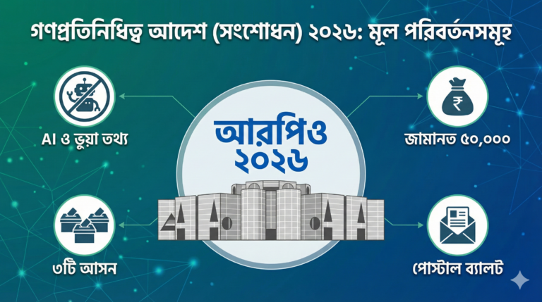 ২০২৬ সালের নতুন নির্বাচনী নিয়মাবলী