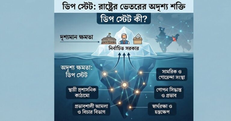 ডিপ স্টেট আসলে কী বাংলাদেশ ও বিশ্ব রাজনীতিতে এর প্রভাব