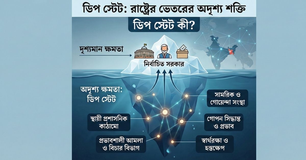 ডিপ স্টেট আসলে কী বাংলাদেশ ও বিশ্ব রাজনীতিতে এর প্রভাব