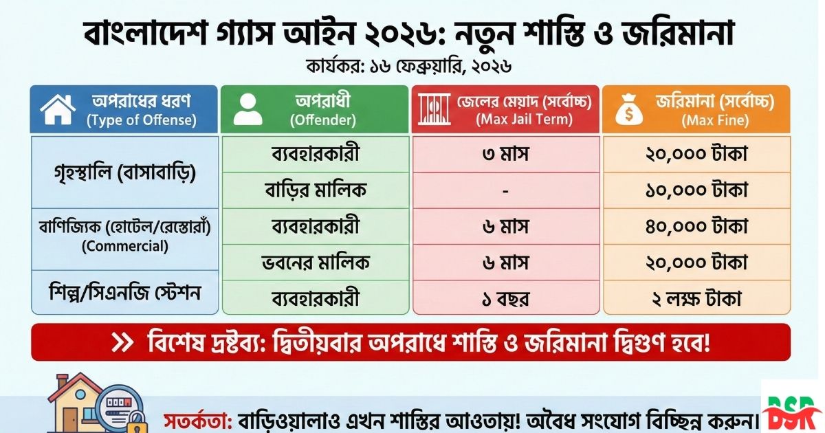 বাংলাদেশ গ্যাস আইন ২০২৬