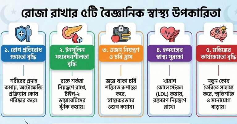 রোজা রাখার উপকারিতা
