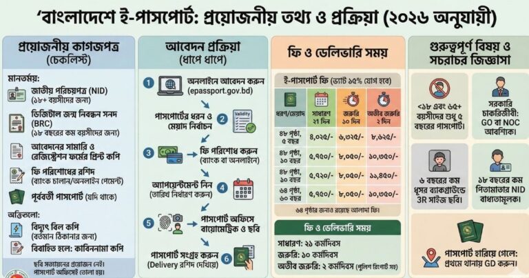 পাসপোর্ট করতে কি কি কাগজ লাগে