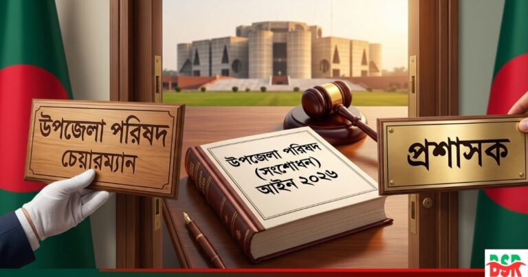 উপজেলা পরিষদ (সংশোধন) আইন ২০২৬ চেয়ারম্যান অপসারণ ও প্রশাসক নিয়োগের নতুন নিয়ম