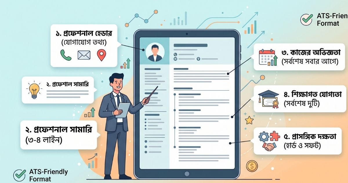 প্রফেশনাল সিভি তৈরির নিয়ম ২০২৬