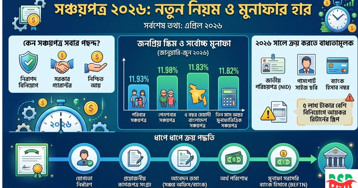 সঞ্চয়পত্র ক্রয়ের নতুন নিয়ম