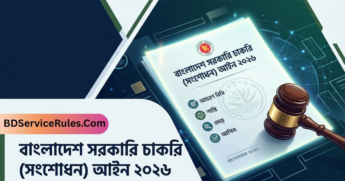 সরকারি চাকরি (সংশোধন) আইন ২০২৬