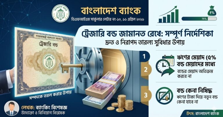 সরকারি ট্রেজারি বন্ড জামানত রেখে ঋণ নেওয়ার নতুন নিয়ম ২০২৬