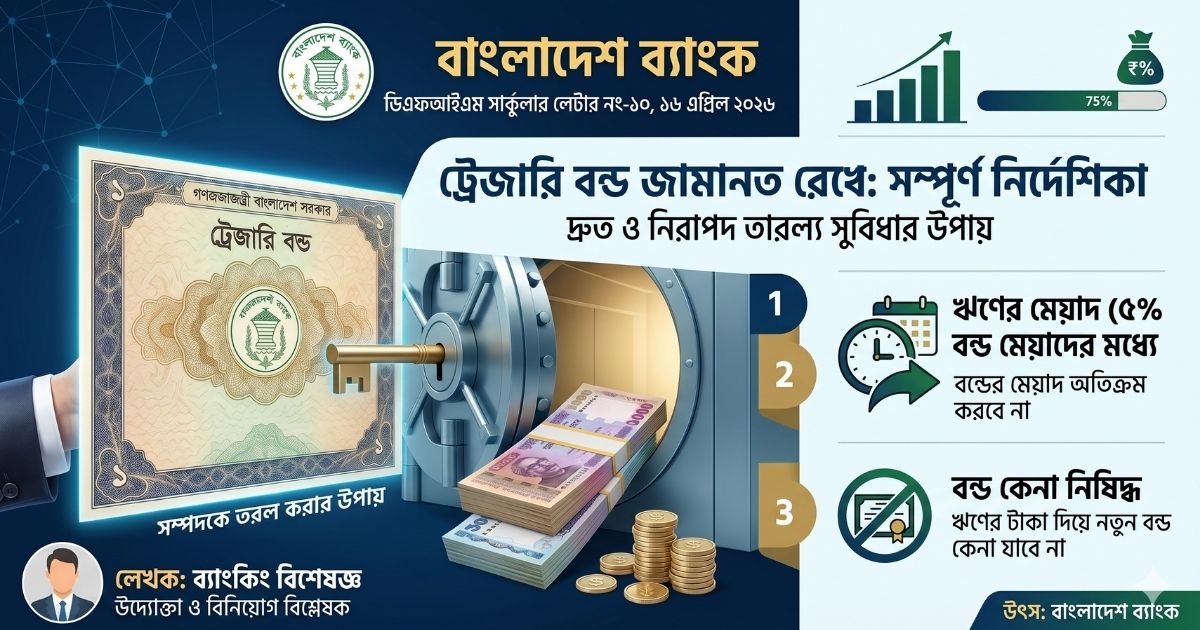 সরকারি ট্রেজারি বন্ড জামানত রেখে ঋণ নেওয়ার নতুন নিয়ম ২০২৬