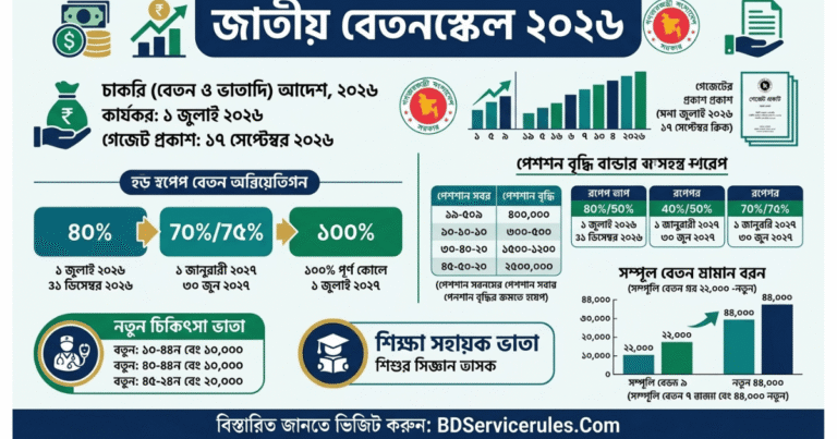 জাতীয় বেতনস্কেল ২০২৬ বেতন ভাতাদি সম্পর্কে A-Z
